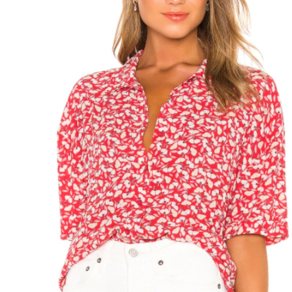 Amuse Society Miaou Blouse